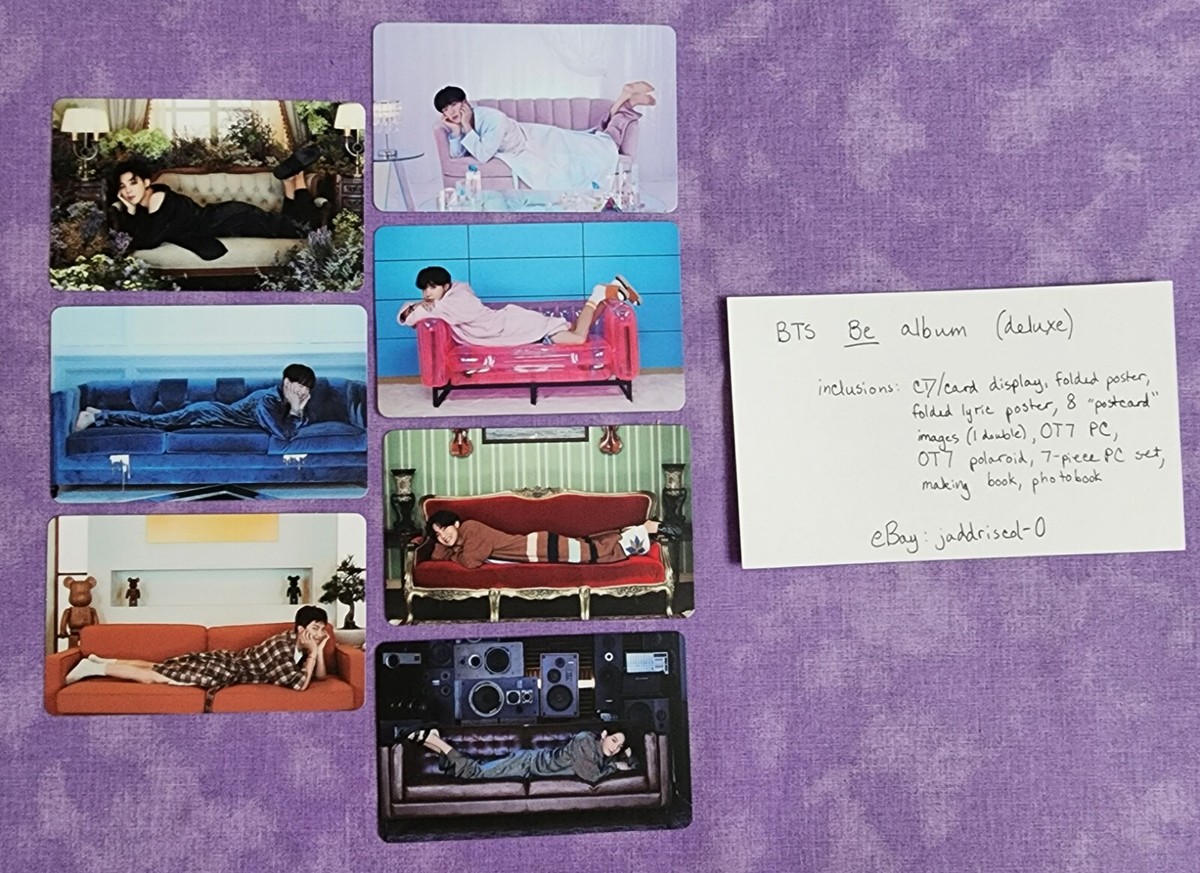 BTS Be album DELUXE - OT7 photocard, all inclusions | eBay
