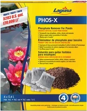 LAGUNA PHOS-X POND PHOSPHATE REMOVER - STRING ALGEA REMOVER - TREATS 5283 GALLON