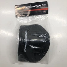 Cascade Throat Protector Guard with Tie On Helmet Lacrosse Goalie Black Neck Lax