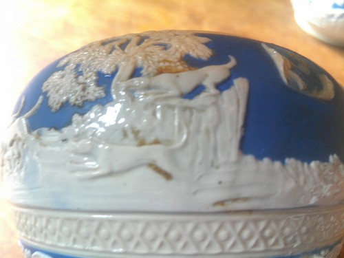 Off To Hounds!!! Spode 1800's Creamer & Sugar 1880-1912 - Picture 9 of 13