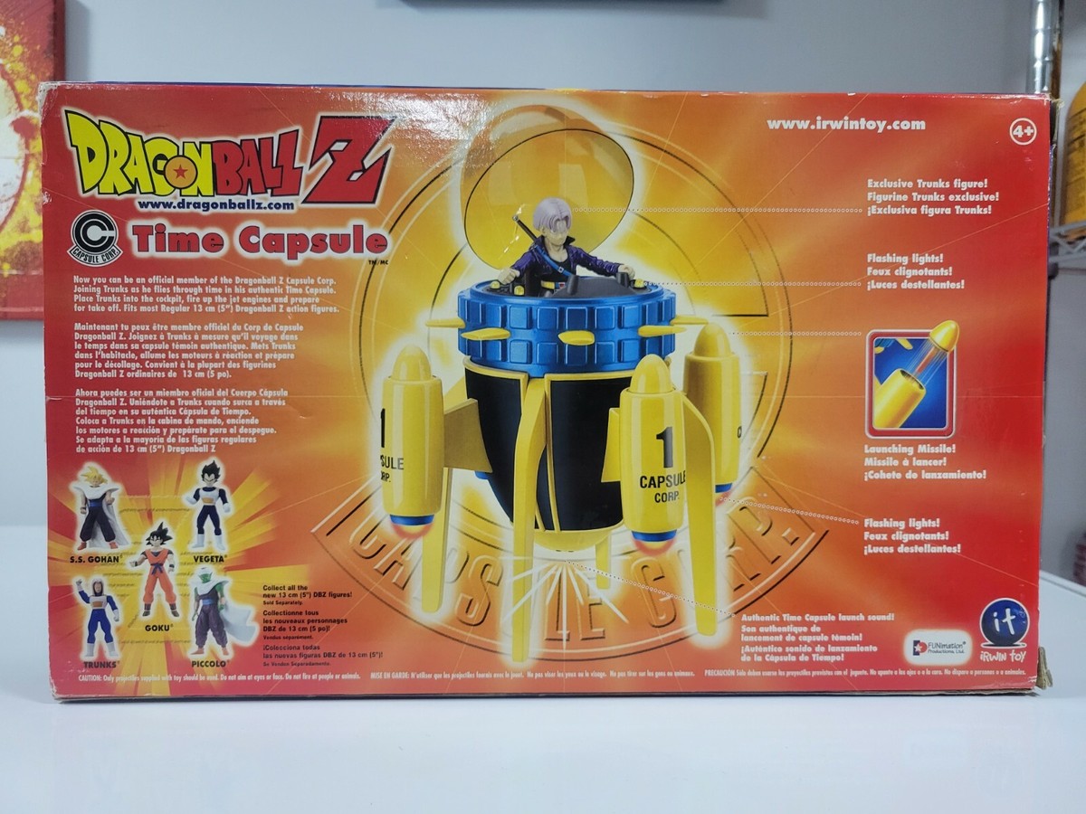 Dragon Ball Z Time Capsule Irwin Funmation Trunks MINT, NEW