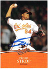 Baltimore Orioles Pedro Strop autographed 3.5 x 5 team issued card — photo 1