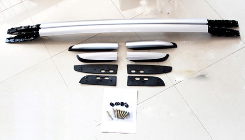 Silvery Top Roof Rack Rail Side Bars Luggage Carrier For Toyota Rav4 2013 - 2018 - Picture 8 of 8