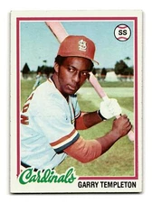 Garry Templeton 1978 Topps #32 St. Louis Cardinals Vintage VG-EX