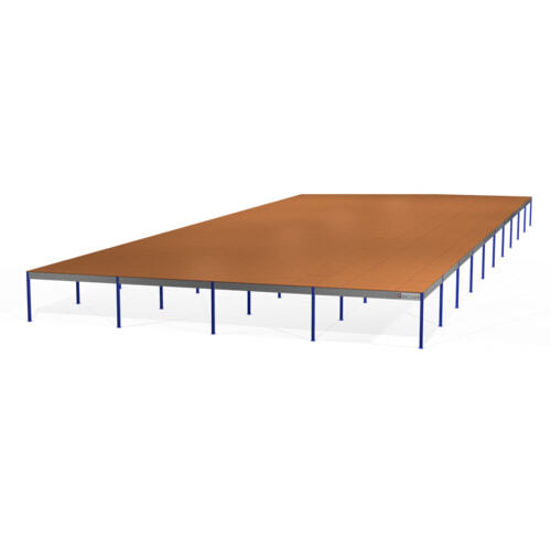 Systembühne / Höhe 2.100 mm / Traglast 250 kg/qm / enzianblau (RAL 5010) - Bild 1 von 22
