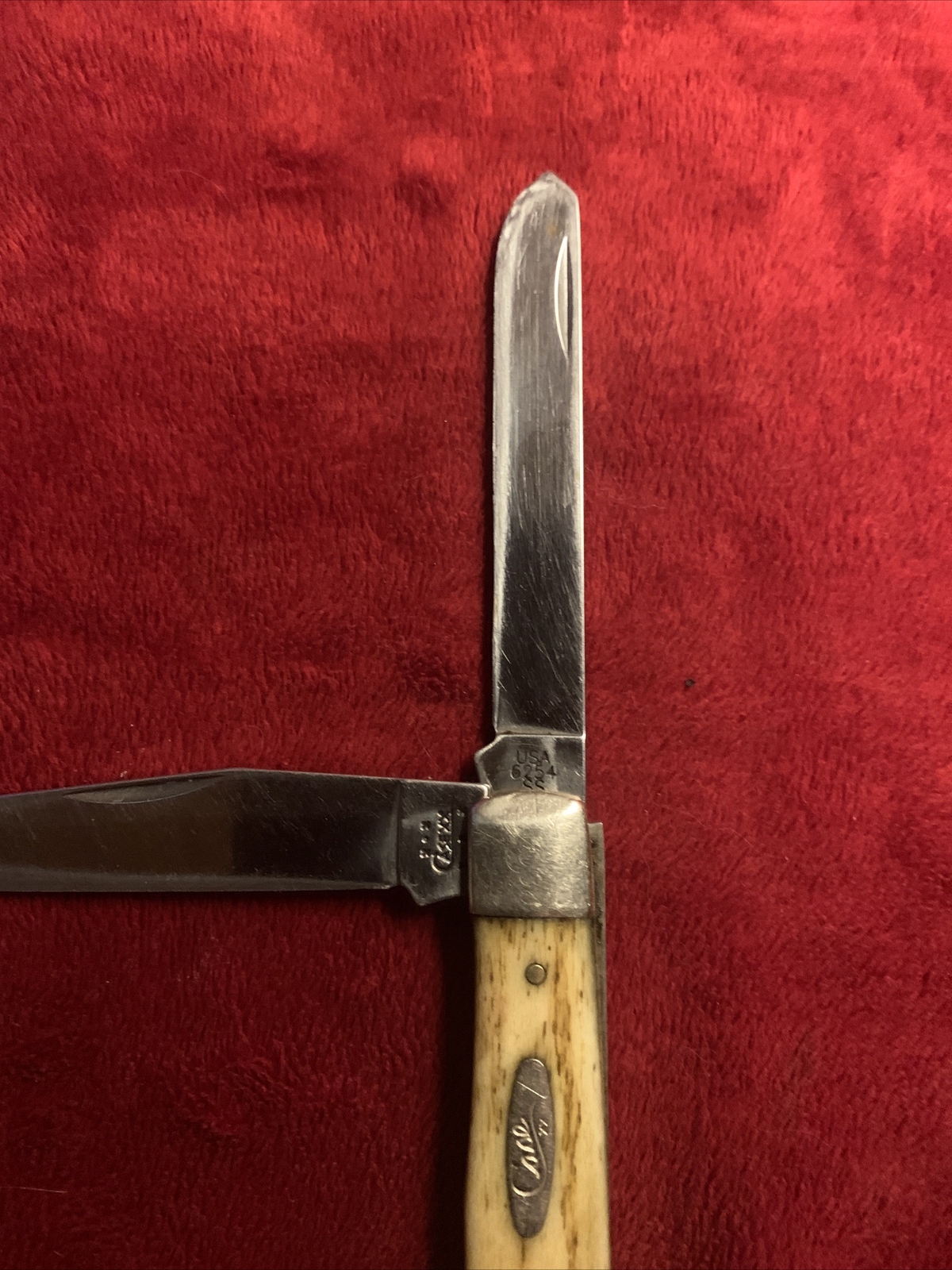 2004 Case XX 6254 SS Smooth Bone Trapper Pocket Knife eBay