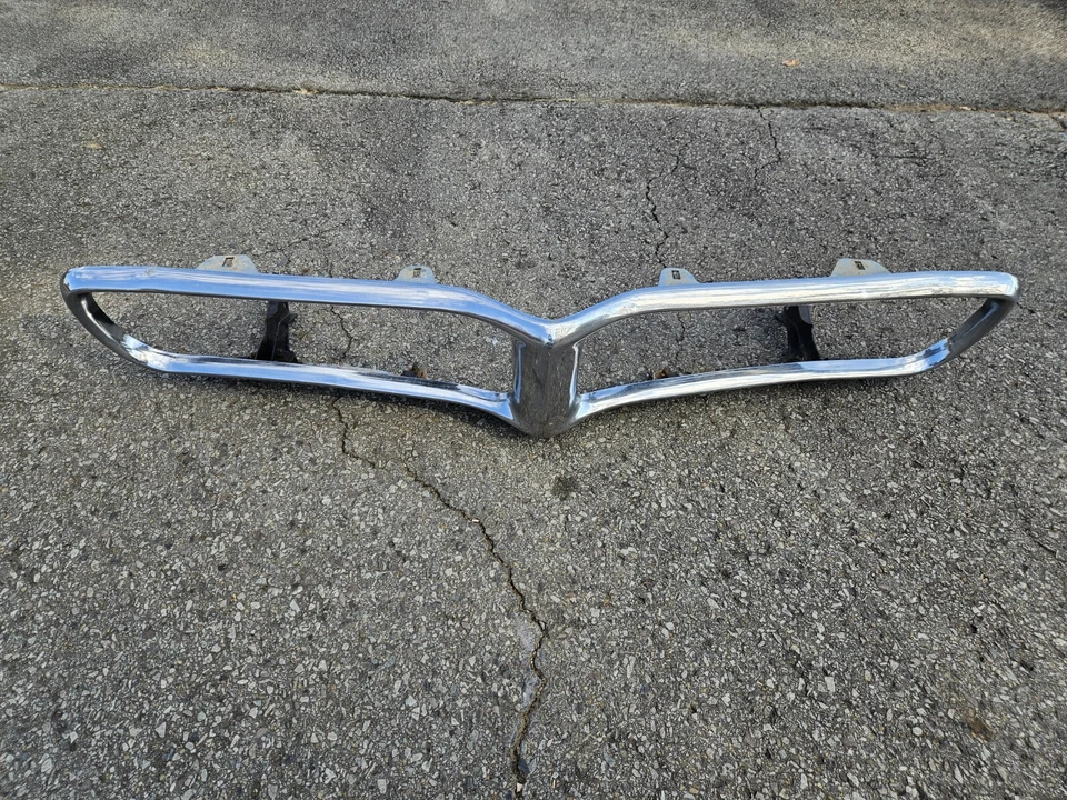 Rejilla de parachoques de impacto delantera OEM PONTIAC FIREBIRD para 1967-1968 cromada ¡ENVÍO GRATUITO!! Foto 3 de 4
