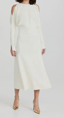 knee length dresses for ladies Victoria Beckham Long Sleeve Dolman Midi Dress main image 0