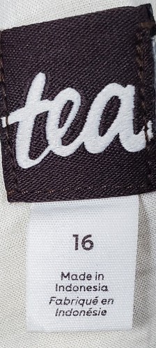 Tea Dress Girls Size 16 Shoulder Tie Metallic Gold Sleeveless Party Tween - Picture 5 of 10