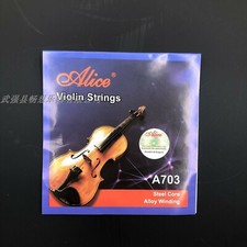 10 Sets Lot Alice A703 Stainless Steel Core Nickel Silver Wound Violin Strings