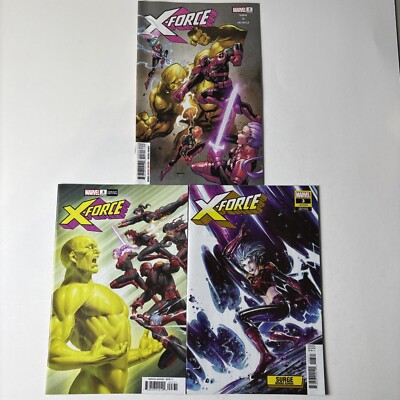 X-Force #3 A-B-C Cover Set of 3 (Marvel Comics 2024)