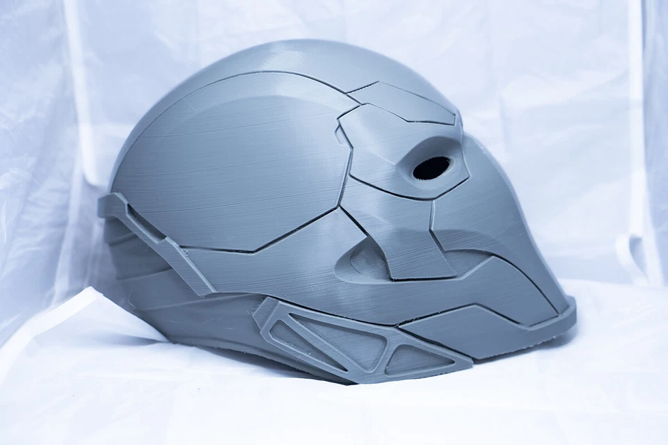 Red Hood Injustice 2 inspirado fan art Cosplay disfraz fan art casco impresión 3d Foto 2 de 4