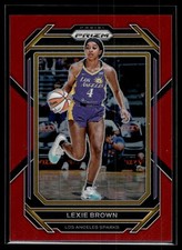 Lexie Brown 2023 Panini Prizm WNBA Red Prizm Card 7/199 #84