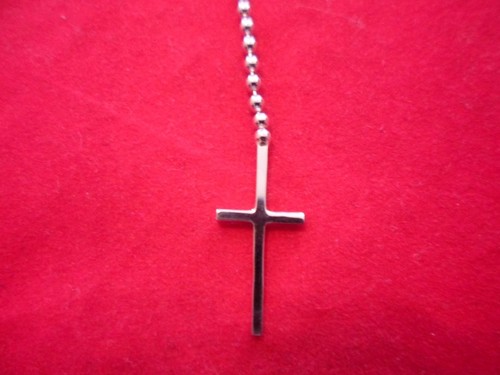 925 Sterling Silber Rosenkranz Stil Halskette mit Magicball Anpassung - 20", 2,9 Gramm - Bild 2 von 4
