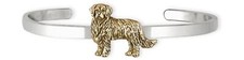 Golden Retriever Jewelry Silver And 14k Gold Handmade Golden Retriever Bracelet