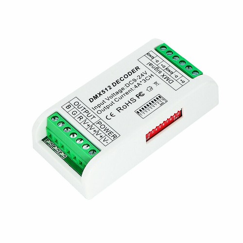 3/4/6/12/30CH- DMX512 RGB RGBW LED controller dmx decoder Dimmer Driver - Picture 10 of 16