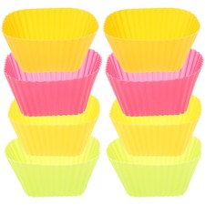 12 Pezzi Salsa Silicone per Cottura Tazze Antiaderenti Facile da Pulire