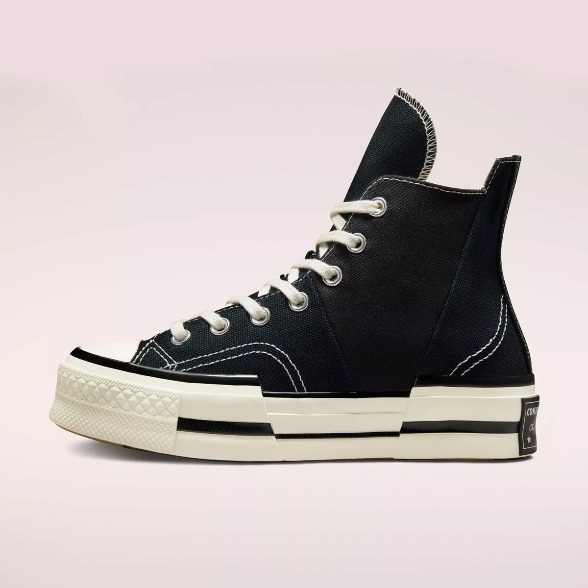 Converse Chuck 70 Plus Foundational Canvas Shoes Sneakers Black A00916C US 5 12