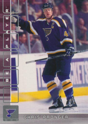 2001-02 BAP Memorabilia #64 CHRIS PRONGER - St. Louis Blues