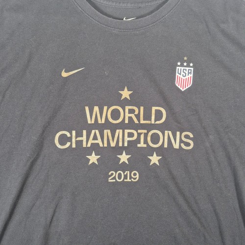 Maglia USA Donna Campioni del Mondo di Calcio 2019 Nike Dri Fit Taglia XL Atletica - Foto 2 di 4