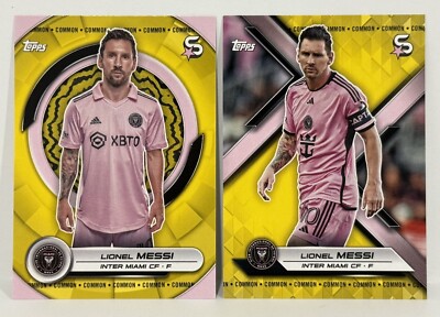 2024 Topps MLS Soccer Superstars Lionel Messi Yellow Base & Image