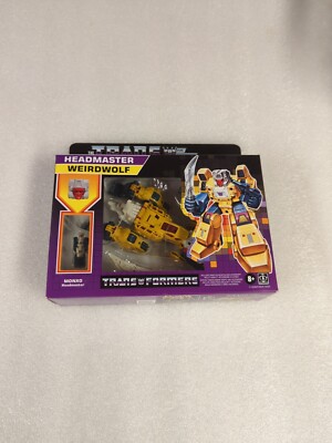 Transformers Headmaster Weirdwolf Figure - Walmart Exclusive - Retro Packaging