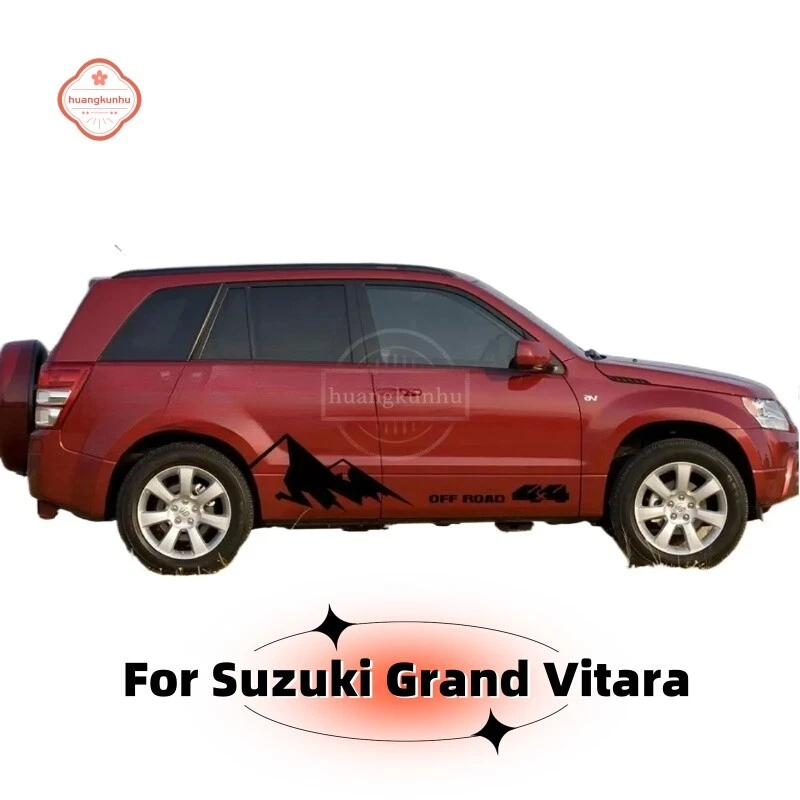 For Suzuki Grand Vitara 4X4 Off Road Car Side Door Vinyl Graphics Decals Kit 2x - Image 3 of 4