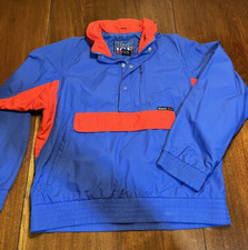 Vintage Black Ice Long Sleeve Jacket Mens Medium Pullover Nylon