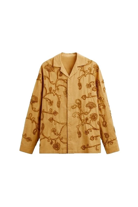 Camisas para hombre Zara informales florales abotonadas