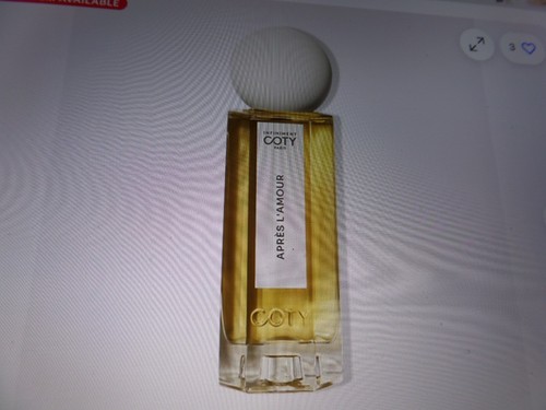 SEALED! Infiniment Coty Paris Apres L'Amour 75ml 2.5 FL. OZ. Parfum $290