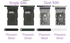 For Samsung Galaxy Z Fold 3 5G F926U Single / Dual SIM Card Tray Holder Slot