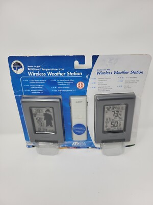 Weather One 9640 Advanced Temperature Icon Wireless Weather Station 330 Ft