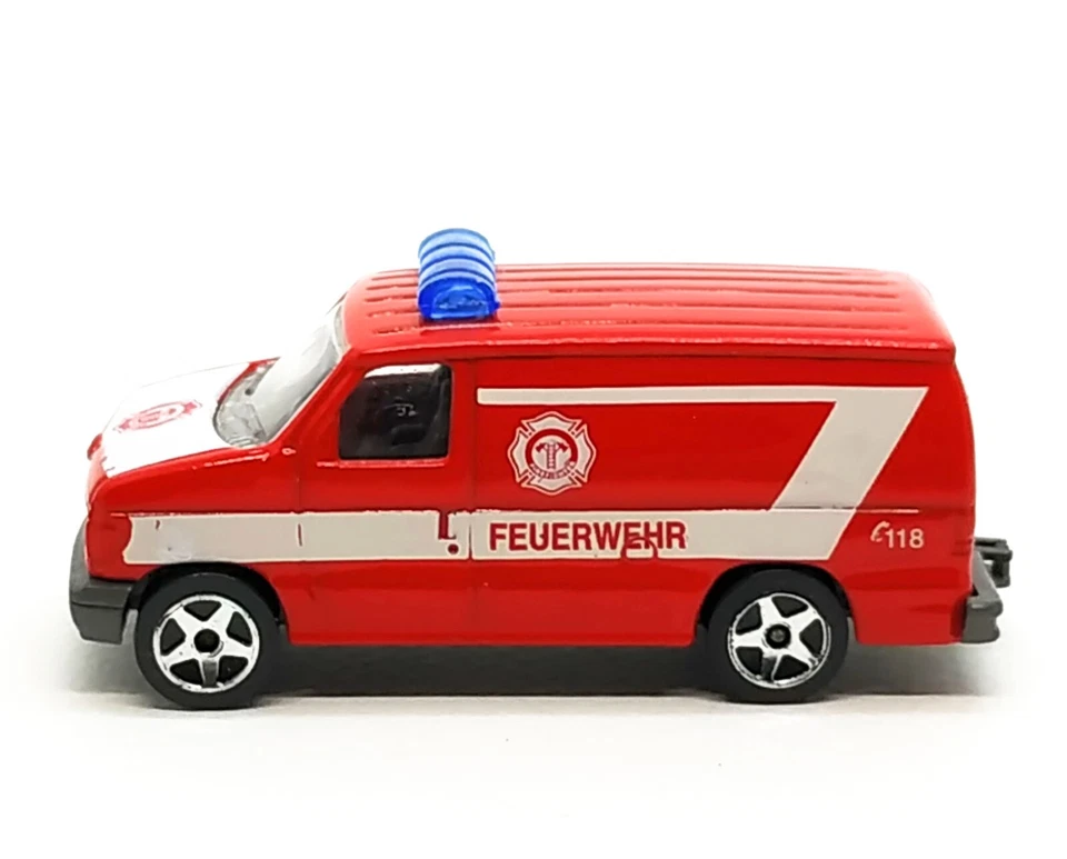 Majorette Ford Econoline Feurwehr Red 1/63 (3") - no Package - Image 4 of 4