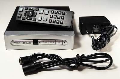 Digital TV Converter Box w/ Remote Cables - RCA STB7766C Analog Pass-Through