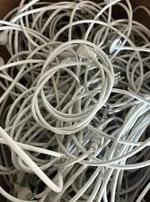 (LOT OF 10) Apple iMac 6 FT Power Cord 3-Prong Cable A7 10A 125V