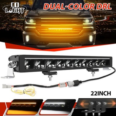 21'' LED Zusatzbeleuchtung Slim Robust Straßenverkehr zugelassen Weiß DRL Offroad
