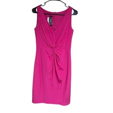 max mara silk sheath dress features twist front detail vintage