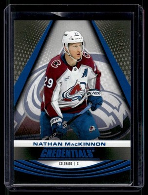 2025-26 Upper Deck Credentials Blue Nathan MacKinnon 038/199 #29