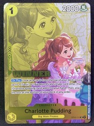 Charlotte Pudding OP03-112 Winner Pack 2024 Oct-Dec One Piece TCG Promo