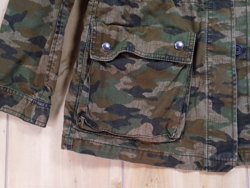 Banana Republic Womens XS Military Field Jacket Camouflage Green Utility Coat - Picture 14 of 23