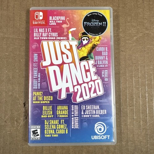 Just Dance 2020 Nintendo Switch Authentic Game Cartridge & Case Tested