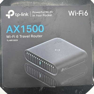 TP-Link | TL-WR1502X AX1500 | Portable Wi-Fi 6 Travel Router | Complete | Used