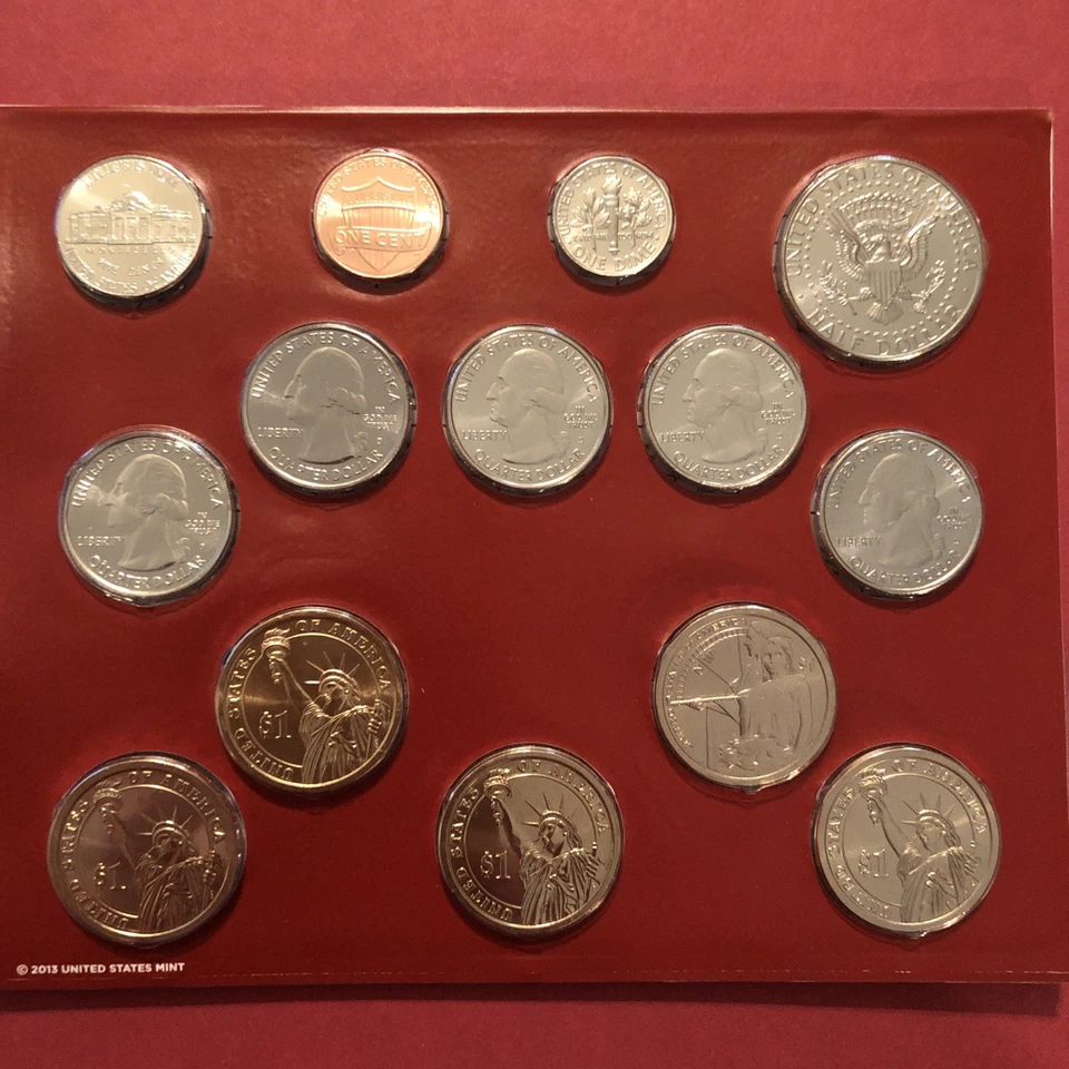 2014 P & D U.S. Mint Uncirculated Set 28 Coins Cu-Ni-Zn Clad w/ OGP & COA - Image 3 of 4