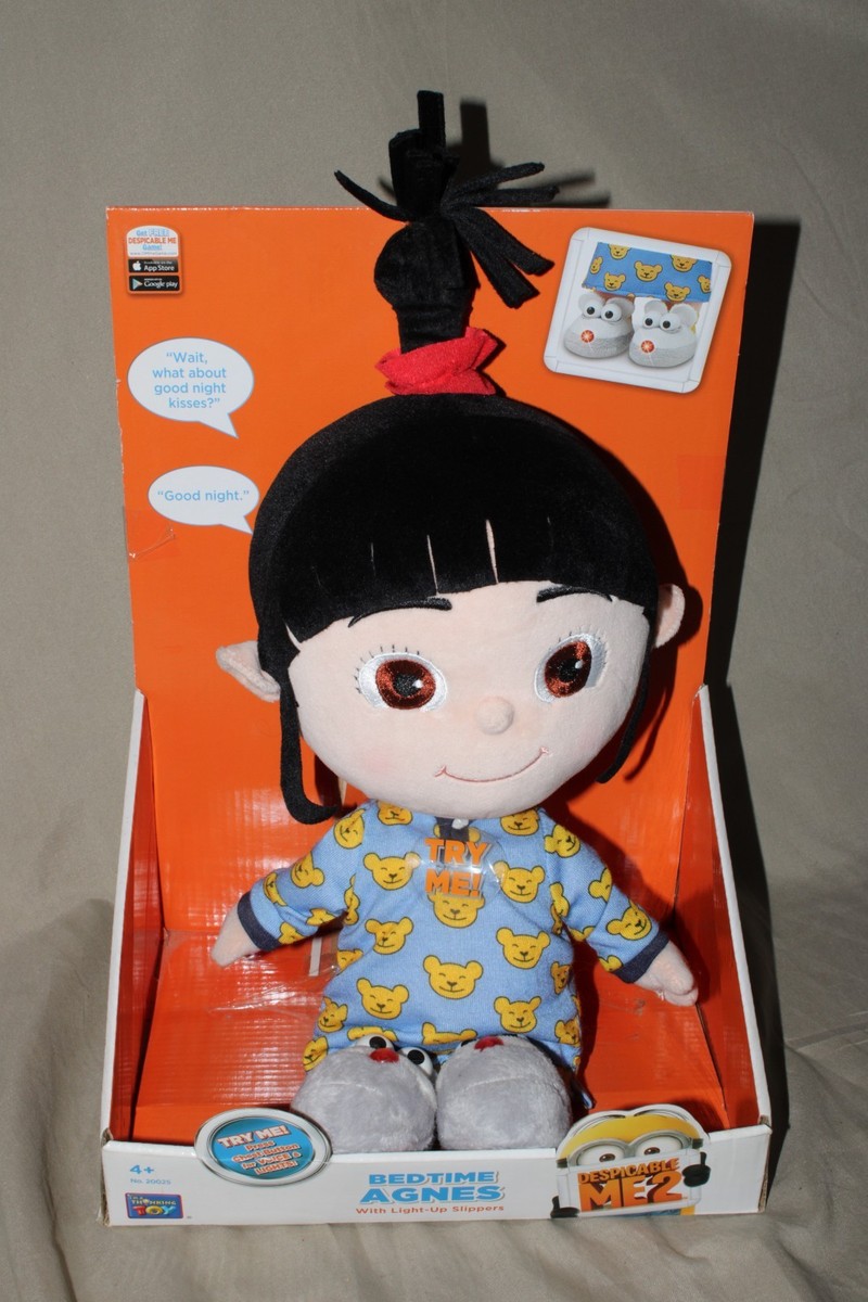 NEW Thinkway Toys Despicable Me 2 Bedtime Agnes Talking Light Up