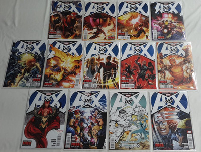 AVENGERS VS. X-MEN #0, 1-12 COMPLETE LOT*MARVEL*2012*JIM CHEUNG*BENDIS*ROMITA JR