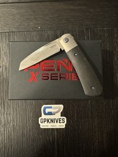 Peña X-Series Apache GP Knives Exclusive Black Micarta Blue Hardware w/ Box