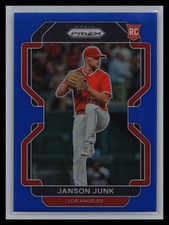 2022 Panini Prizm #139 Janson Junk Tier 11 Blue Prizm Rookie RC LA Angels
