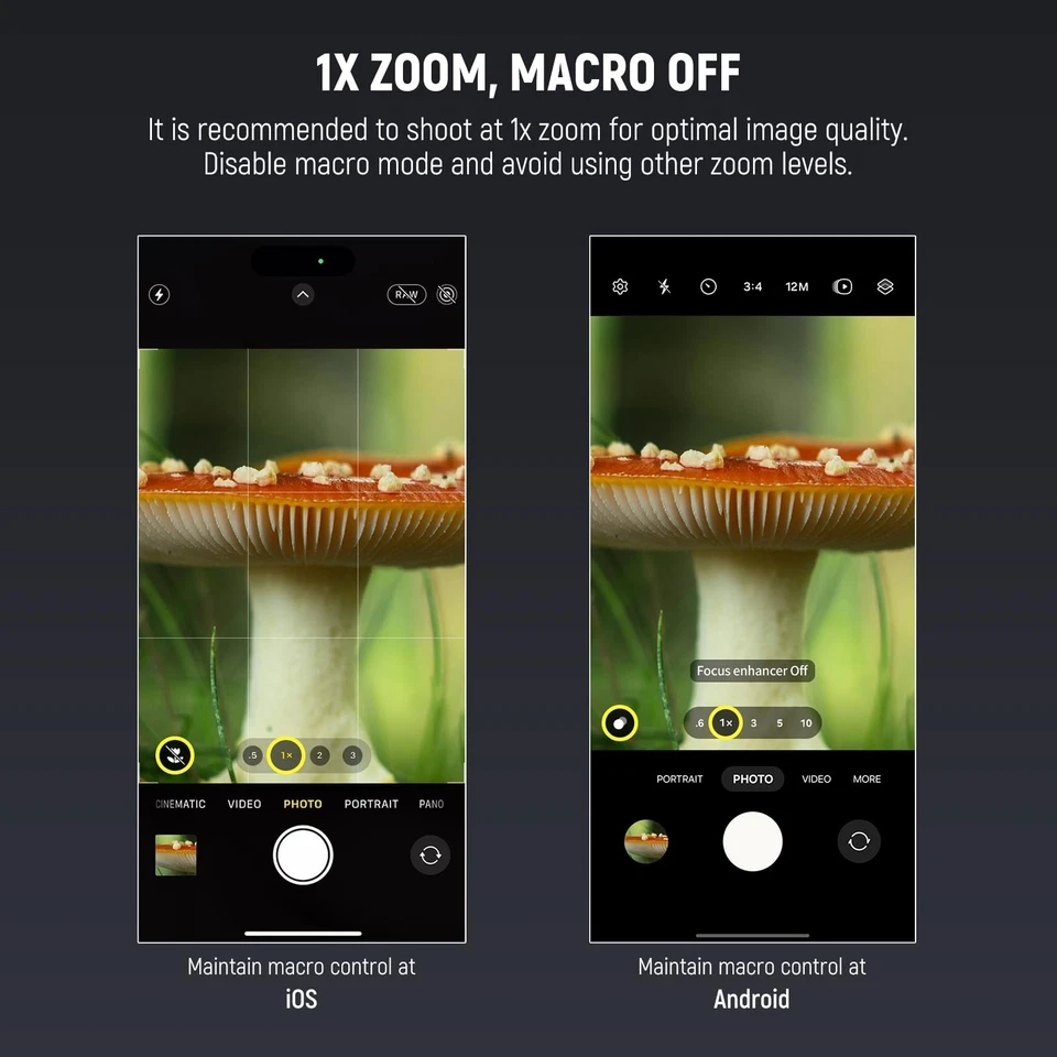 NEEWER 105mm macro lens with 17mm screw lens clip and 67mm filter adapter ring, - Image 4 of 4