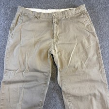 Polo Ralph Lauren Men's Khaki Chino's Pant Cotton Classic Fit Sz 36/30 FlatFront