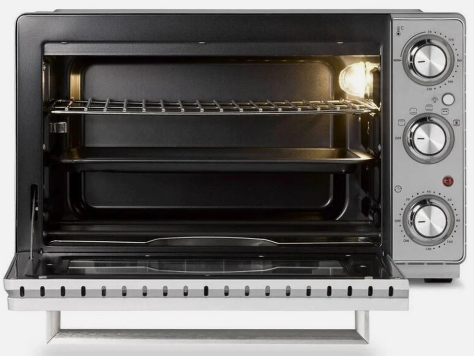 CASO-TO26 Backofen mit Heißluft-Minibackofen/Grill, Silber 220 - 240 V~50/60Hz - Bild 2 von 4